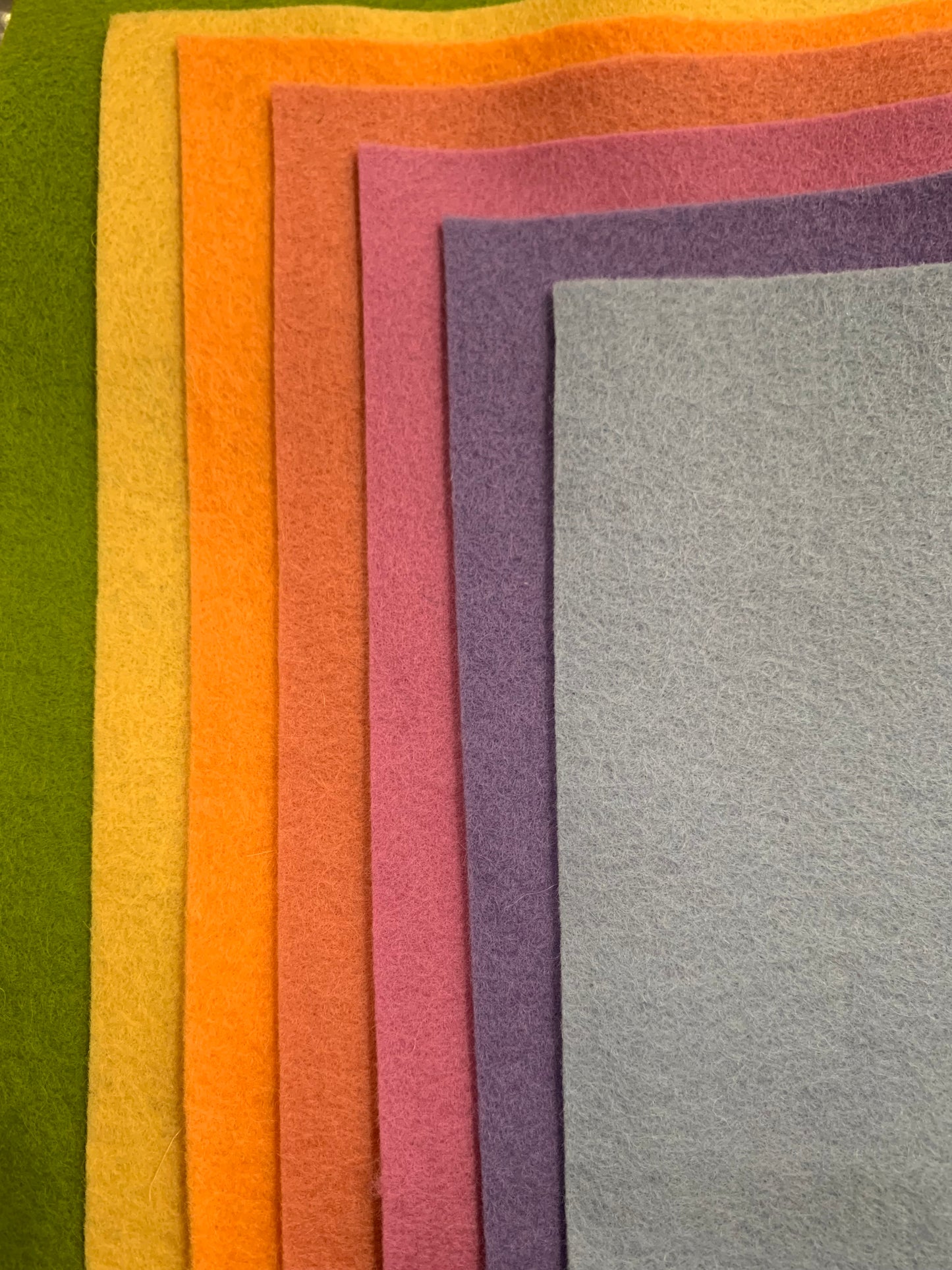 Wool Felt - x17 palette selections of x7 A4 sheets (Dutch premium felt)