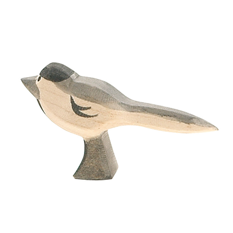 Ostheimer wooden Willy Wagtail bird