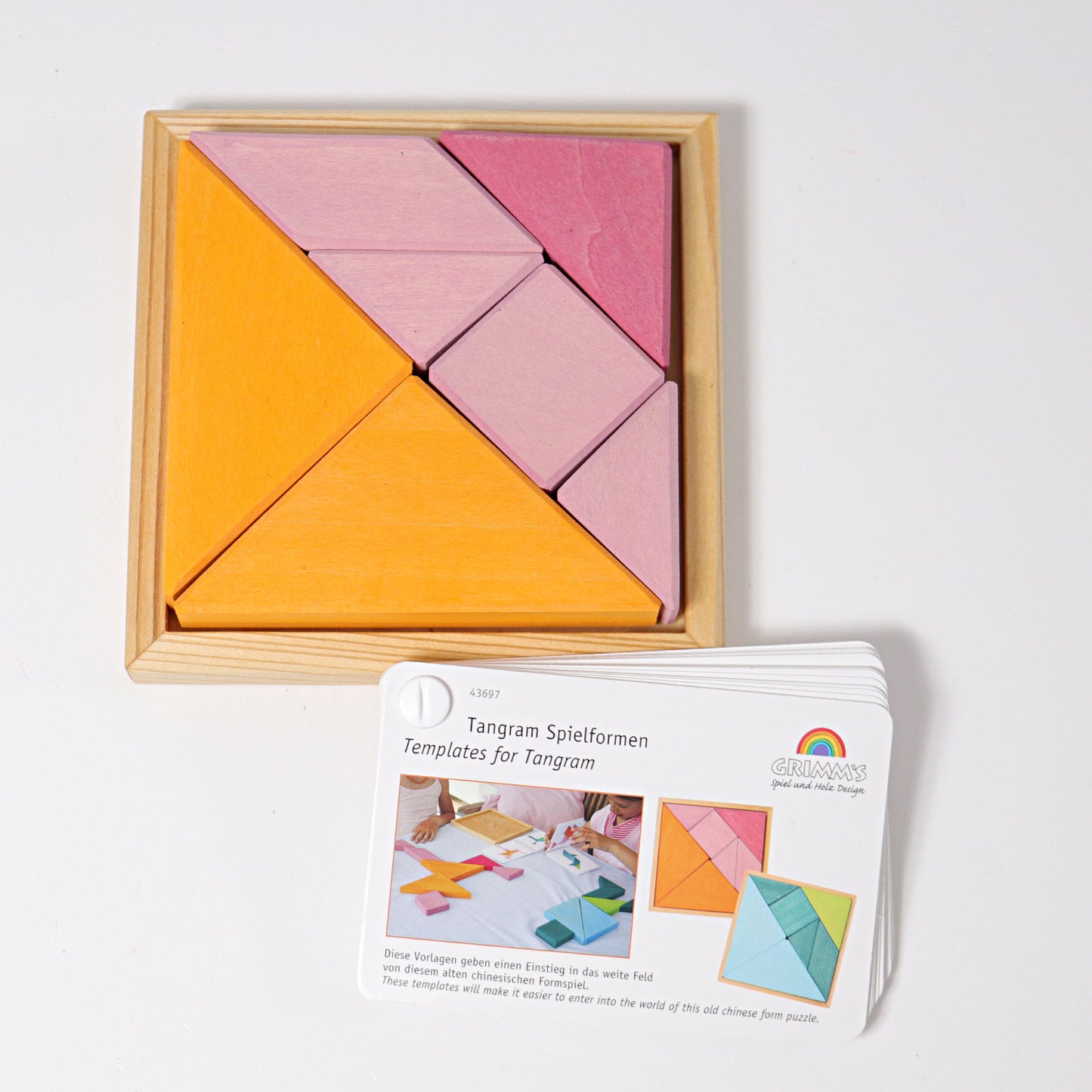 Grimm's Tangram Pink/Orange