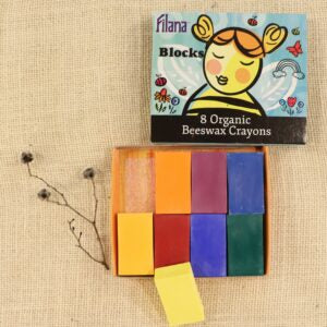 Filana Organic x8 Beeswax Crayons Rainbow