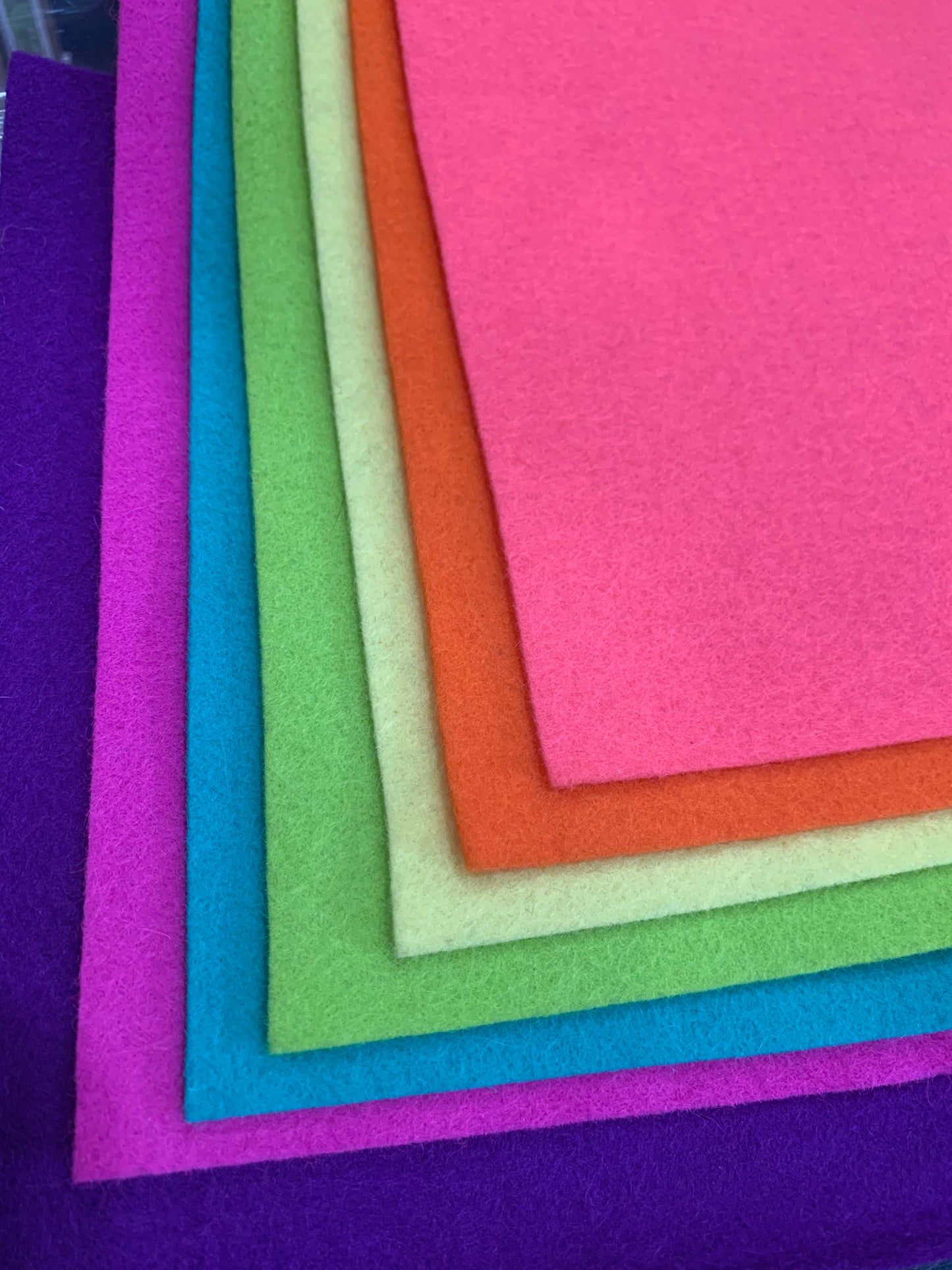 Wool Felt - x17 palette selections of x7 A4 sheets (Dutch premium felt)