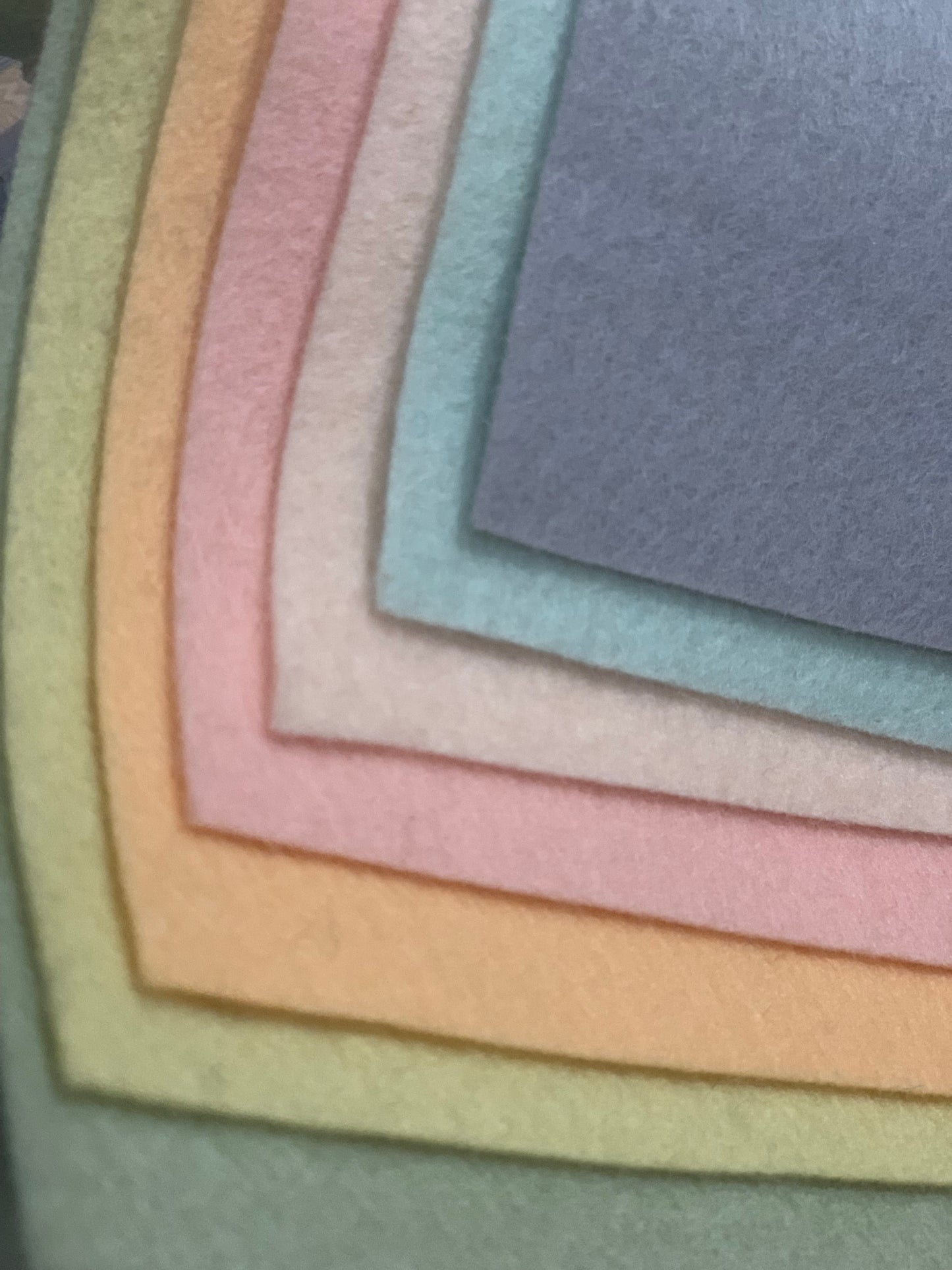 Wool Felt - x17 palette selections of x7 A4 sheets (Dutch premium felt)