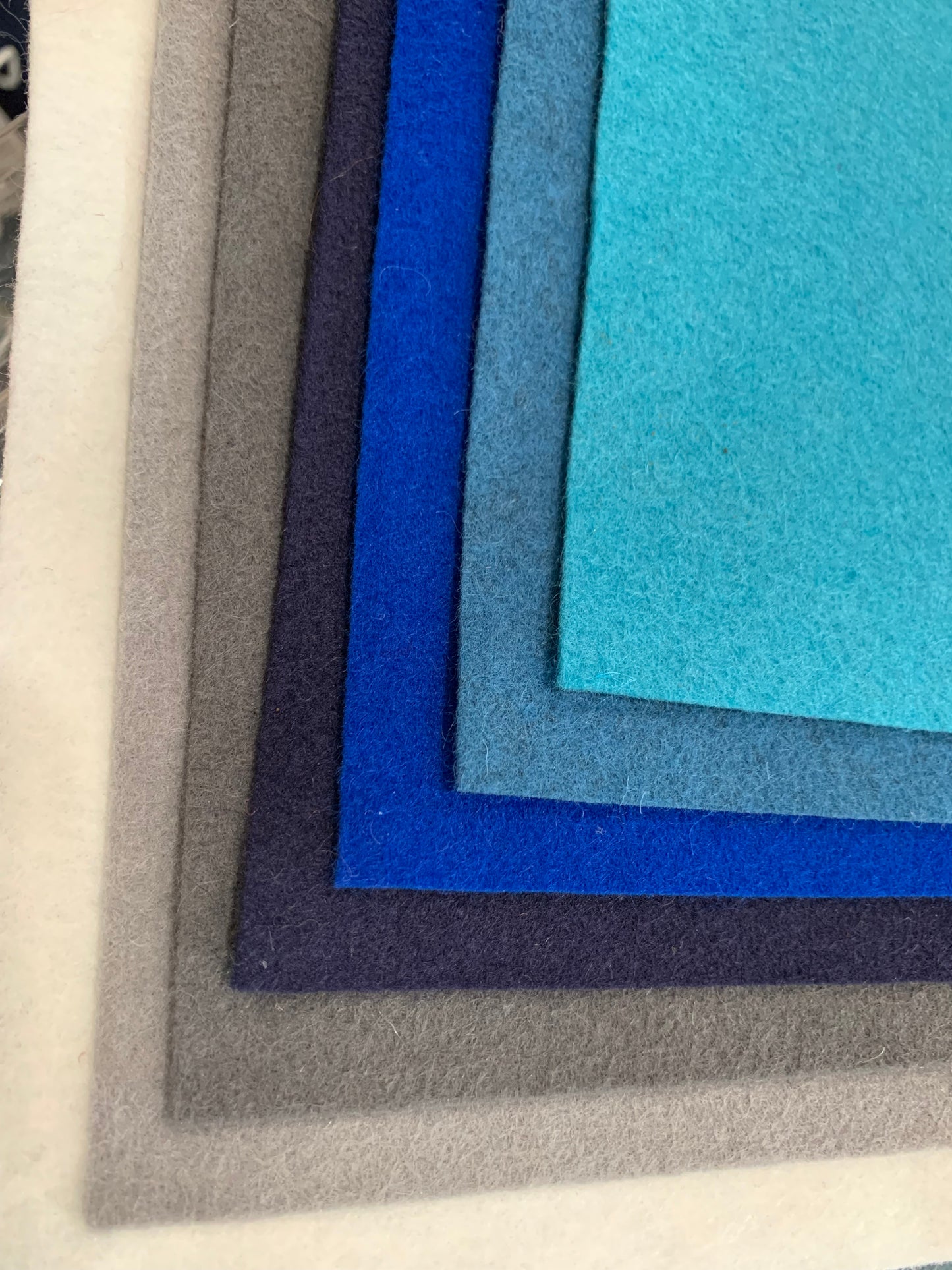 Wool Felt - x17 palette selections of x7 A4 sheets (Dutch premium felt)