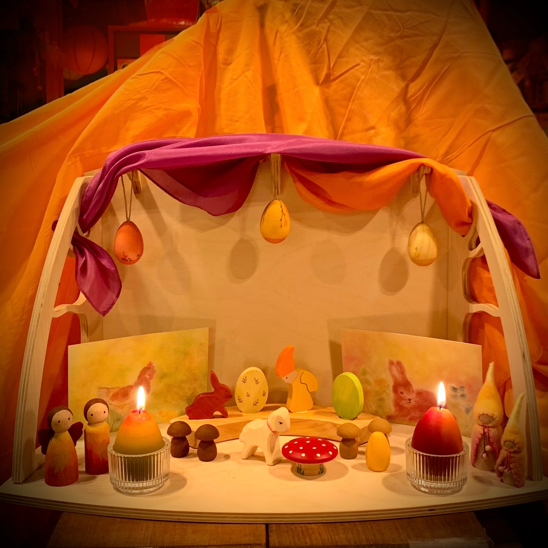 Easter in Autumn setting