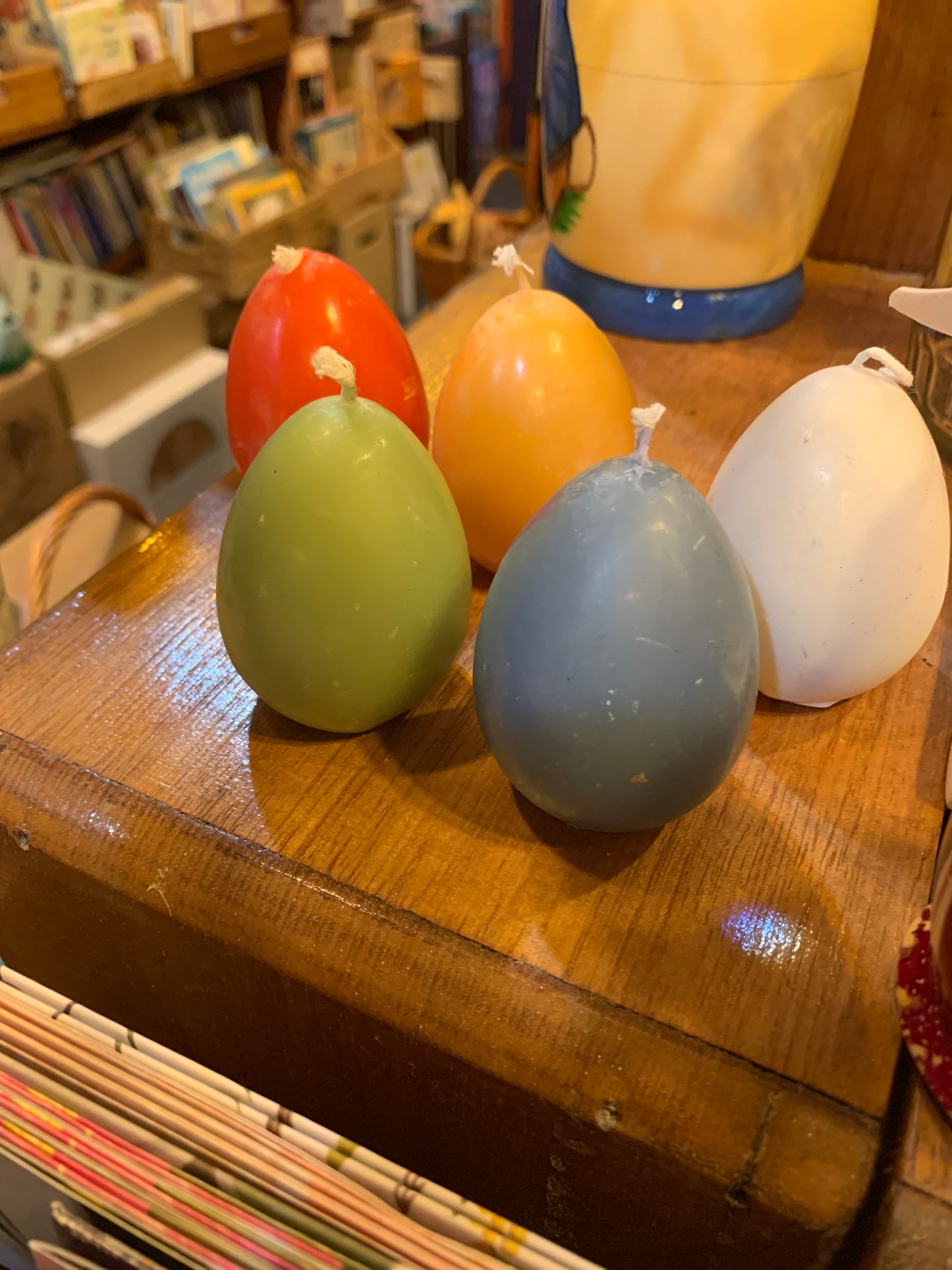 Egg Candles - Beeswax Handmade