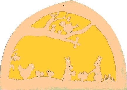 Easter screen for De Noest lamp