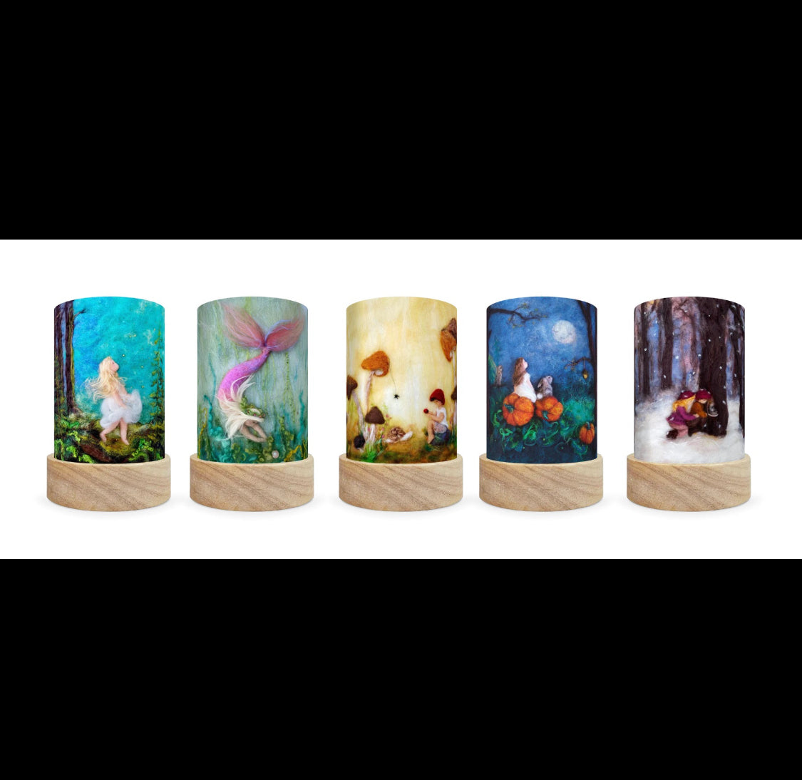 Toverlux Lantern Shades - Het Wol Feetje Seasons Set of 5