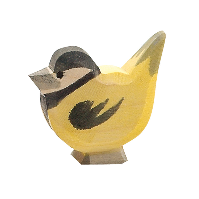 Ostheimer wooden yellow goldfinch bird