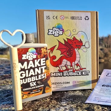 Mini bubble kit, bubble concentrate with small wand