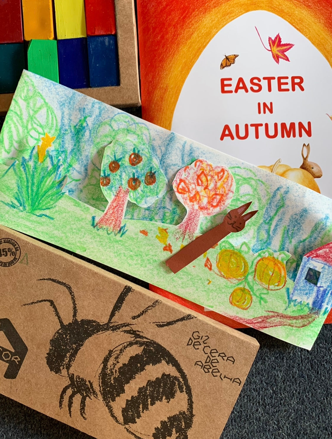 make a moving picture to accompany a story or song for Easter