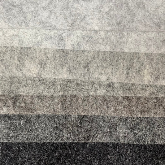 Wool Felt - Mottled Greys
