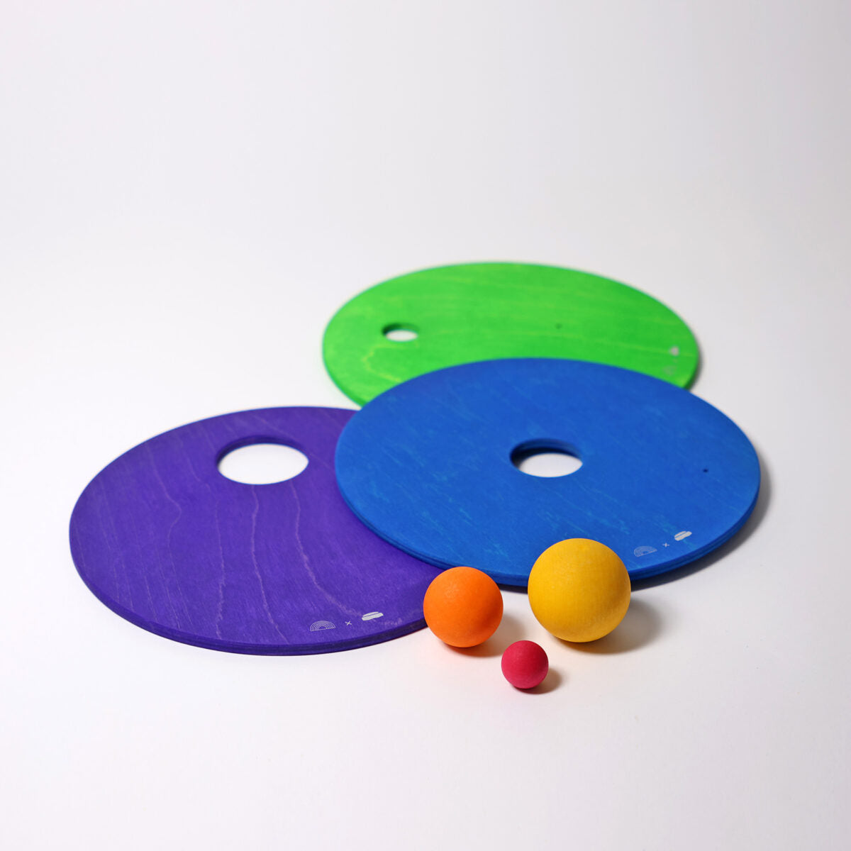 bright rolling disks by Grimms