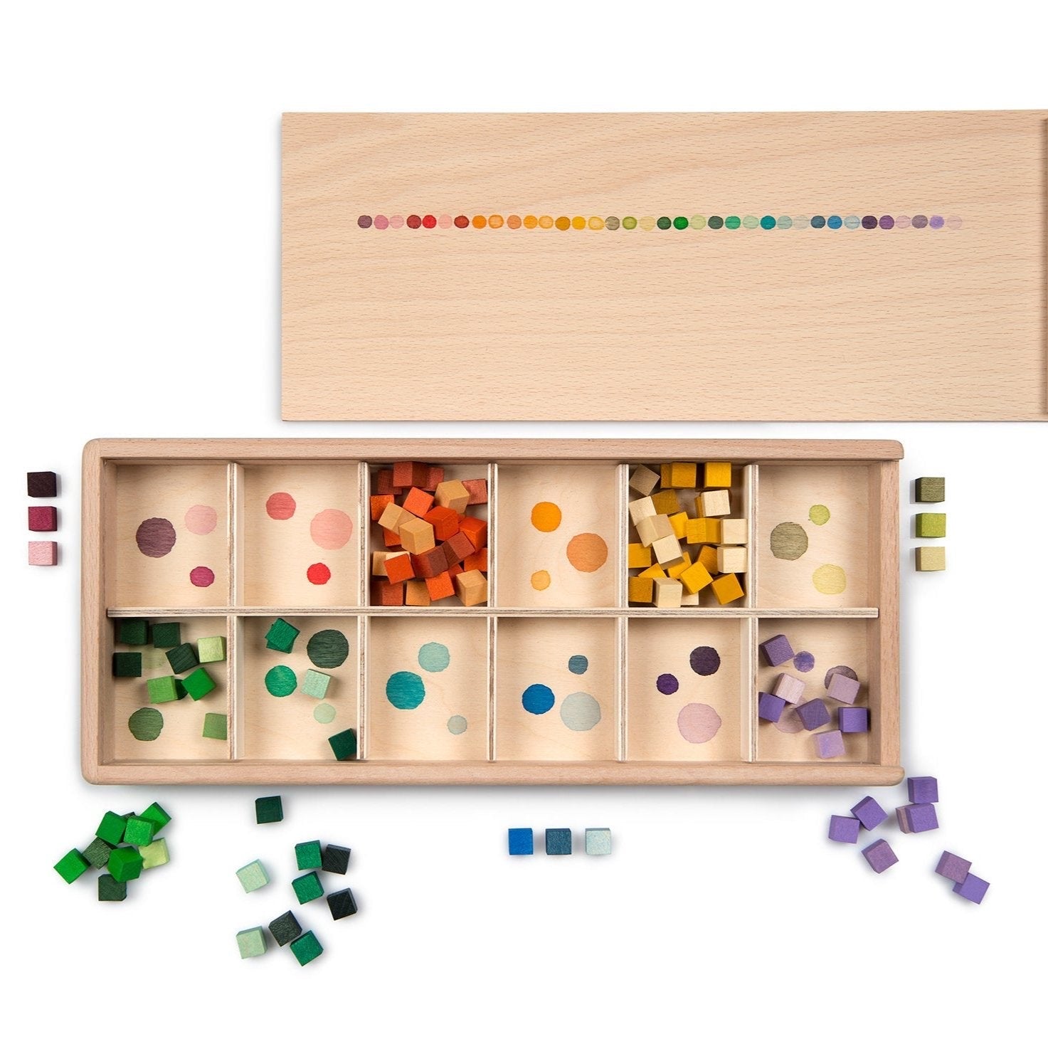 Grapat Mis Match is about 400 tiny pieces of gorgeous colour, in a lovely handpainted wooden box with a sliding lid