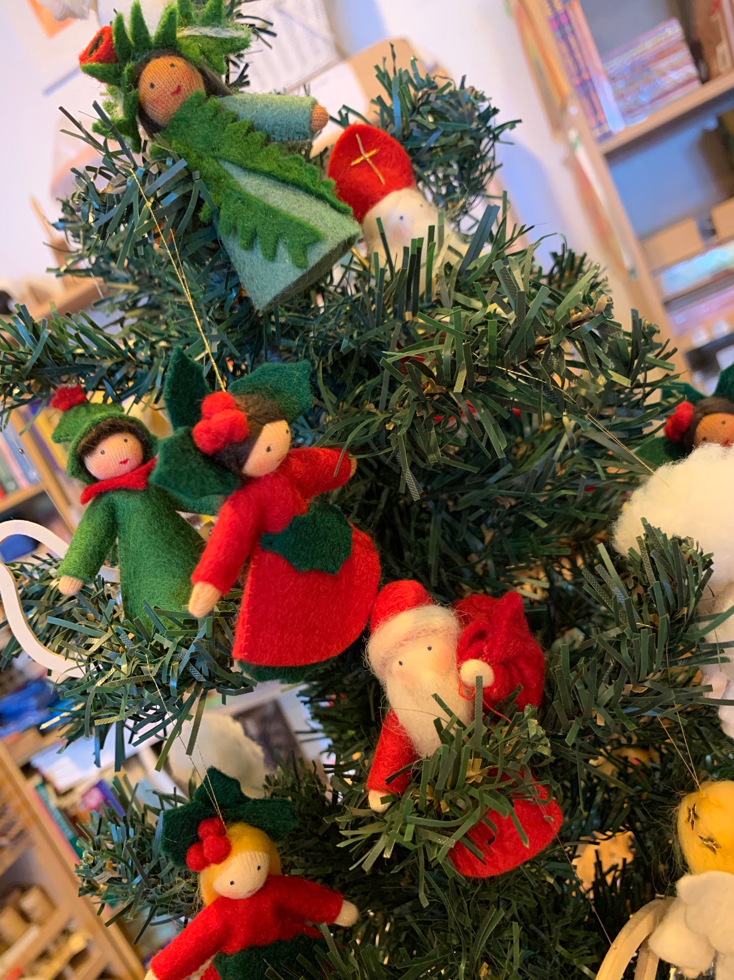 Christmas Felt Fairy Folk -  hanging range pre 2024 designs