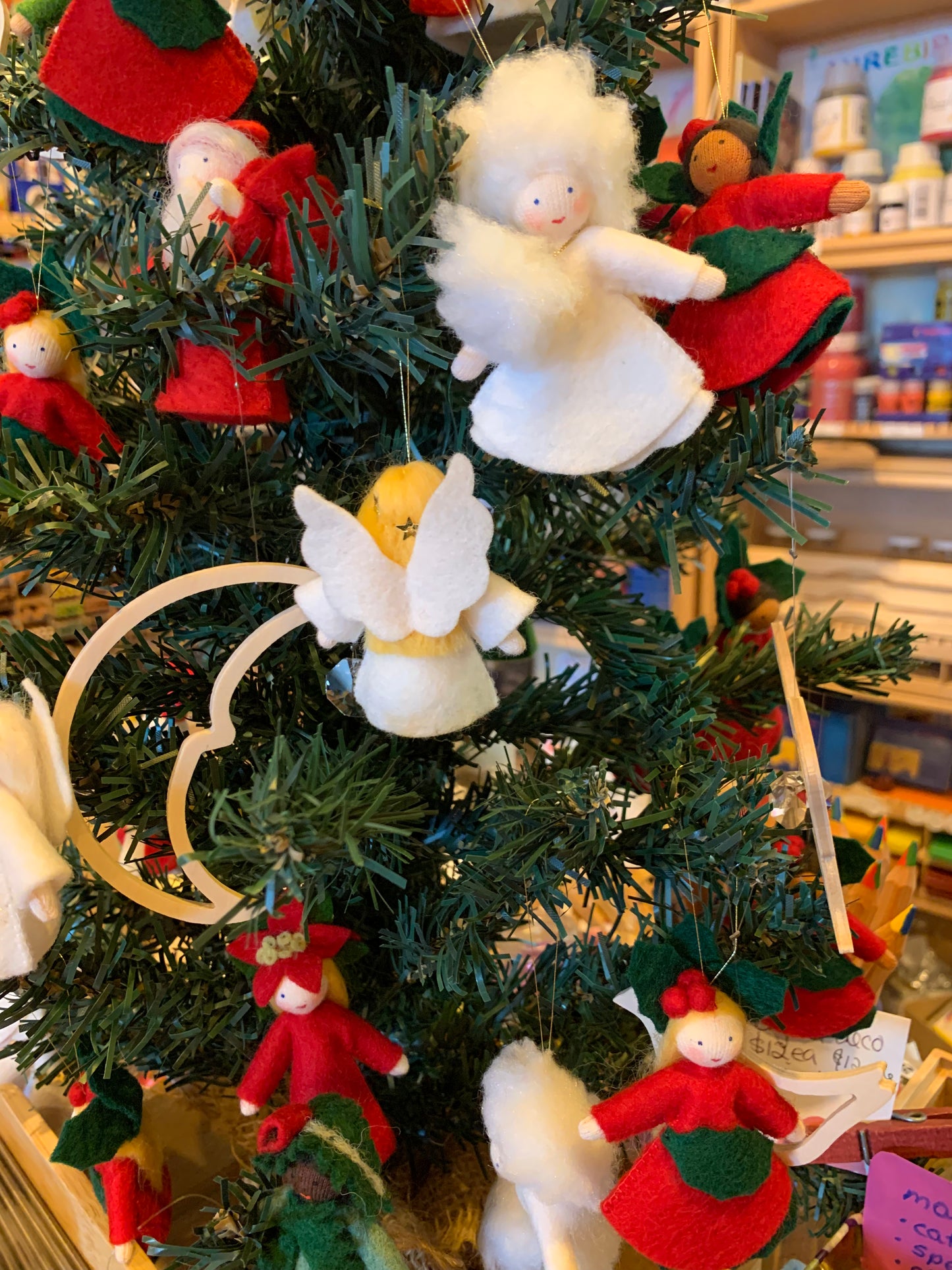 Christmas Felt Fairy Folk -  hanging range pre 2024 designs