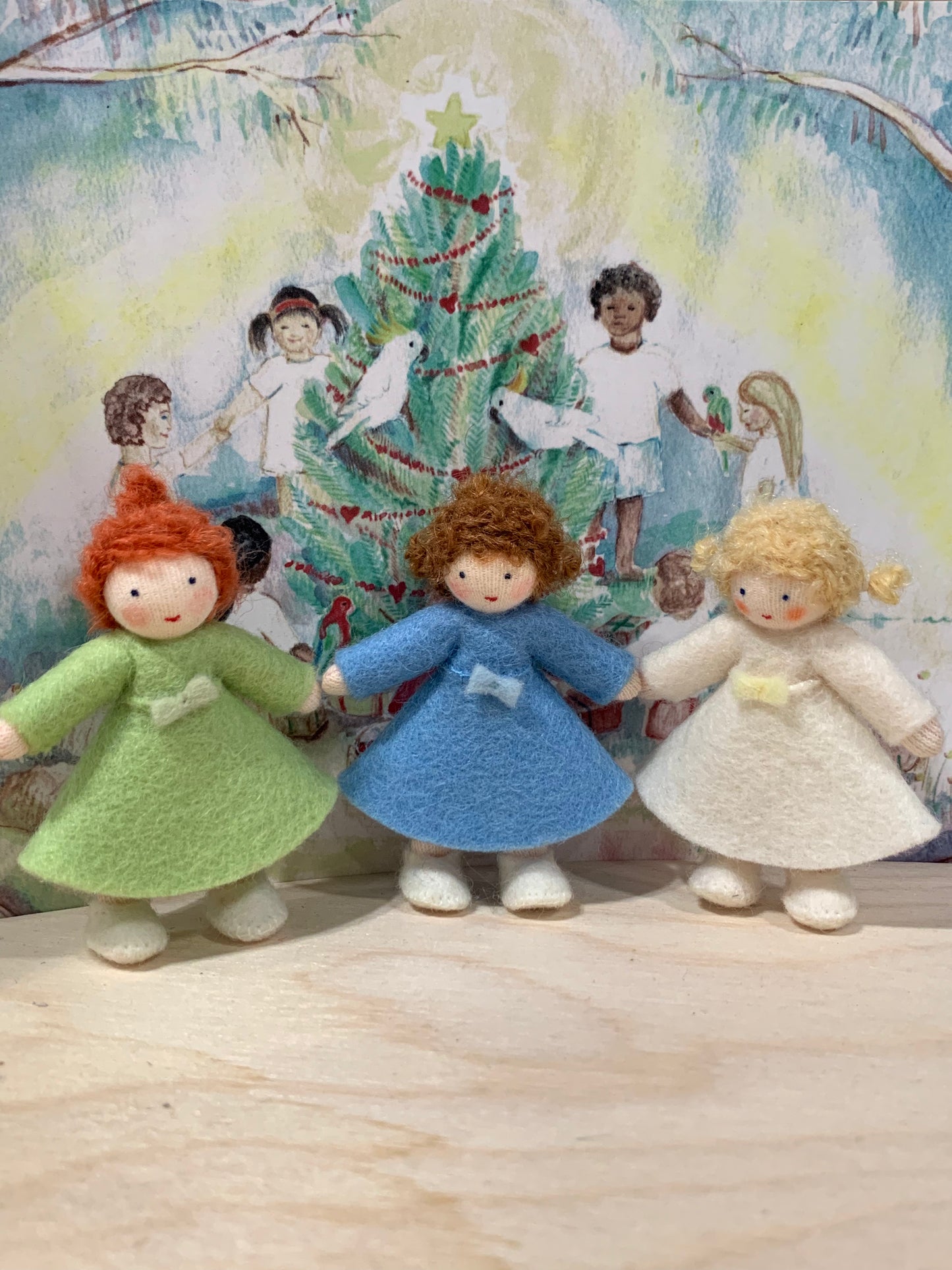 Christmas felt fairy folk - new range 2024 designs