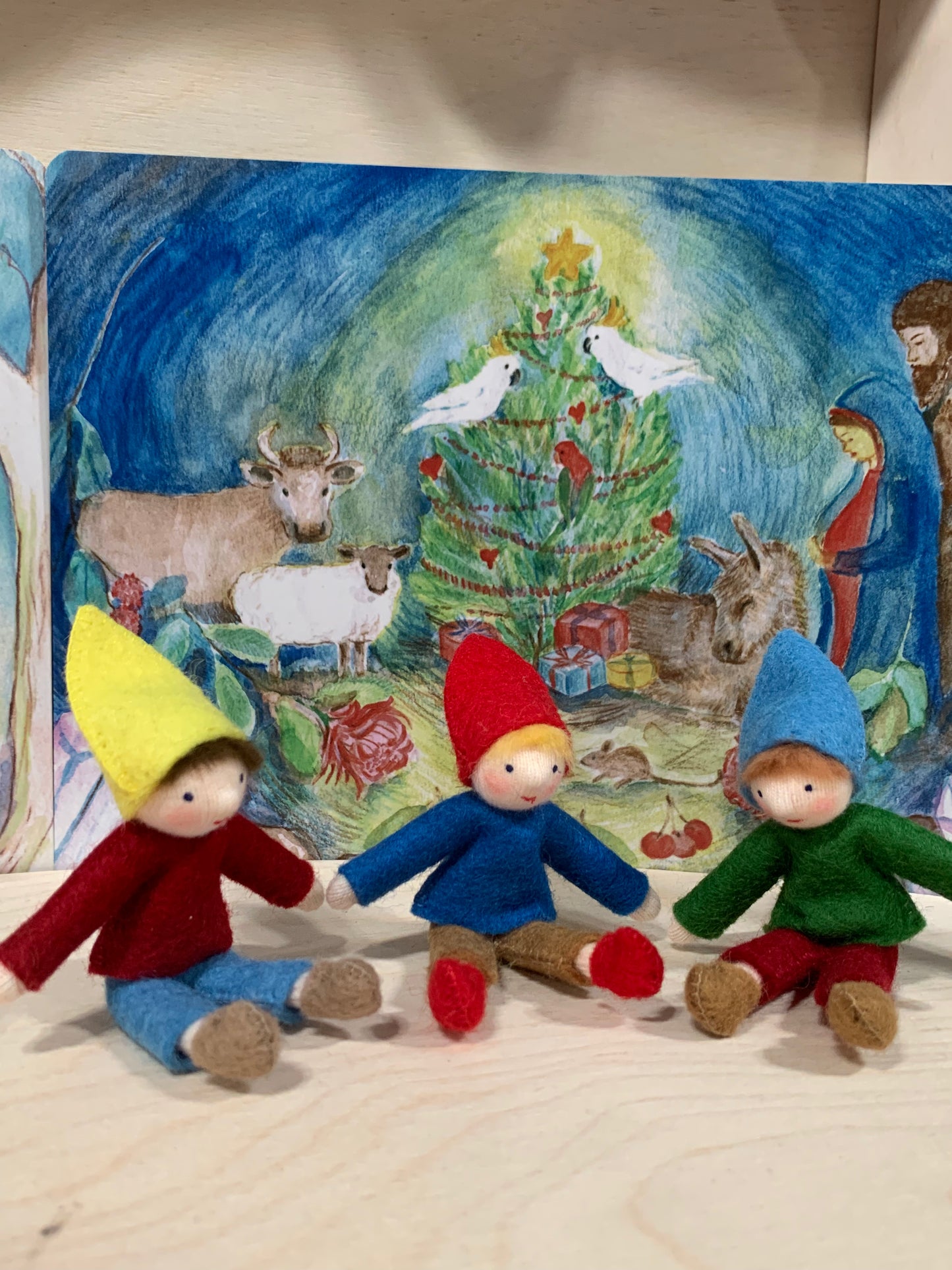 Christmas felt fairy folk - new range 2024 designs