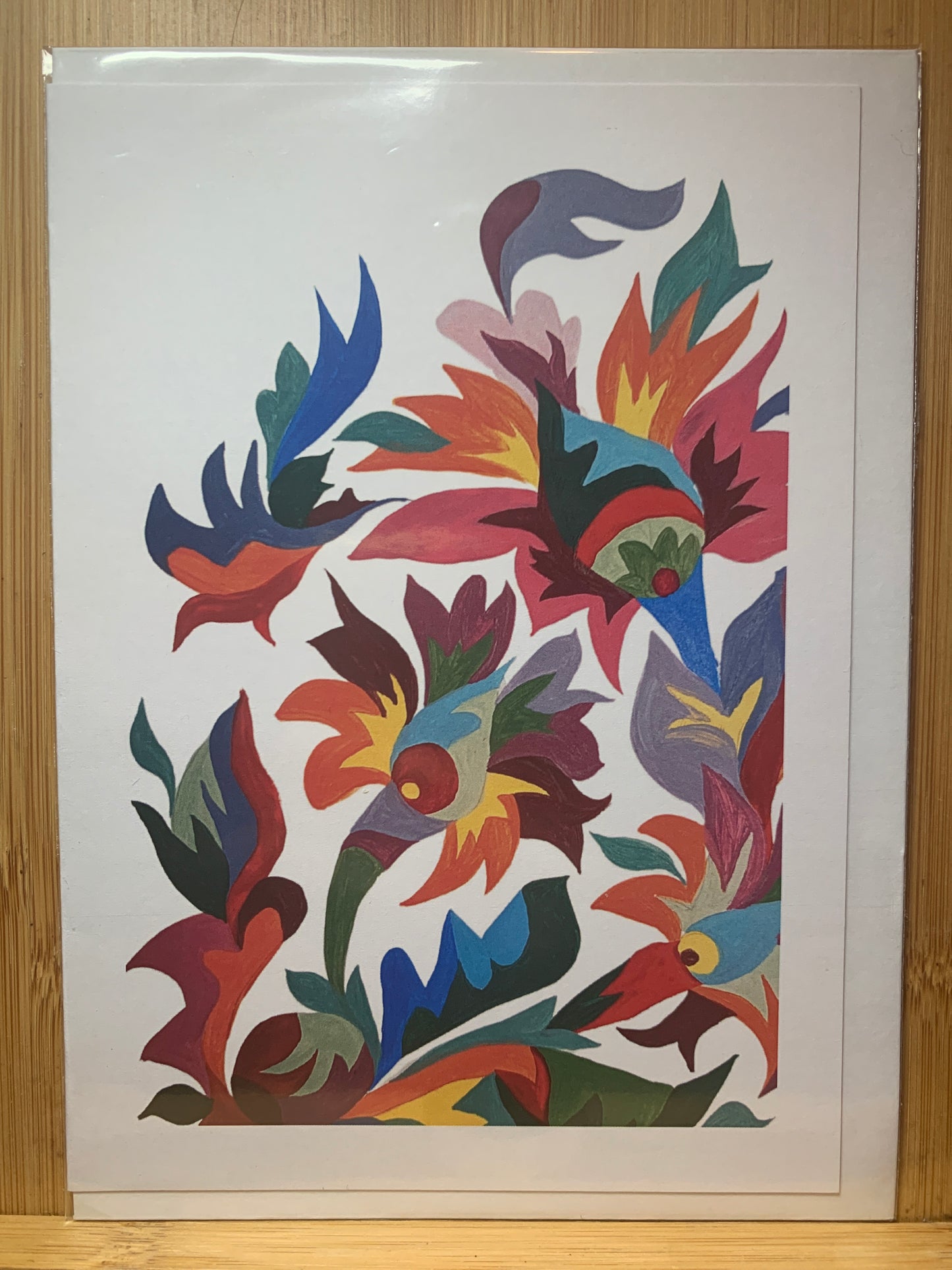 Samchykivka art card by Ukrainian artist Anna Mykhalchuk