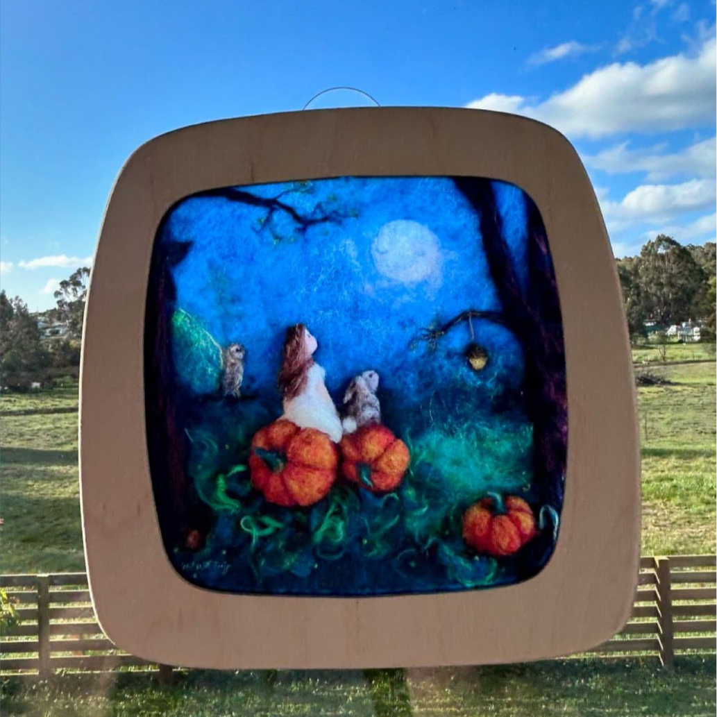 Toverlux frame easily attaches to the window with a hook on a suction cap