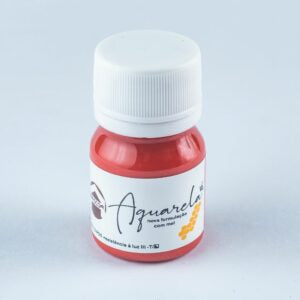 Vermillion Red.water colur paint for wet on wet painting in Steiner schools