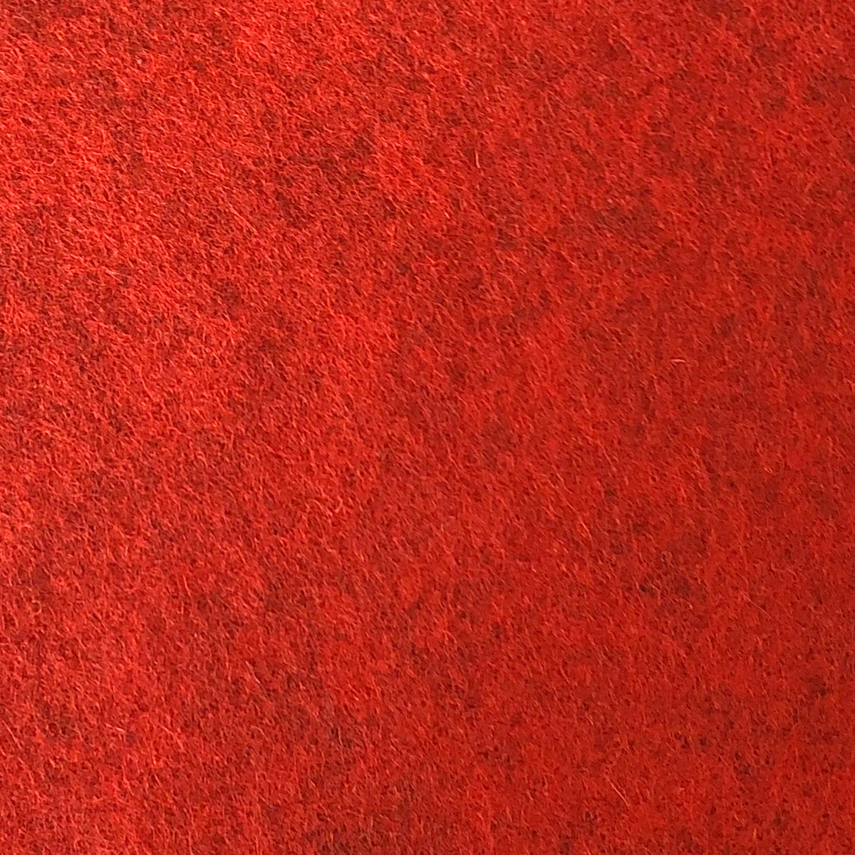 red mottled wool felt