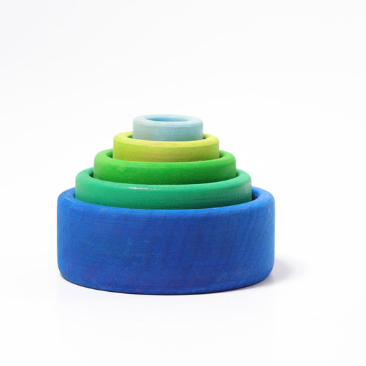 Grimm's Stacking Bowls Ocean