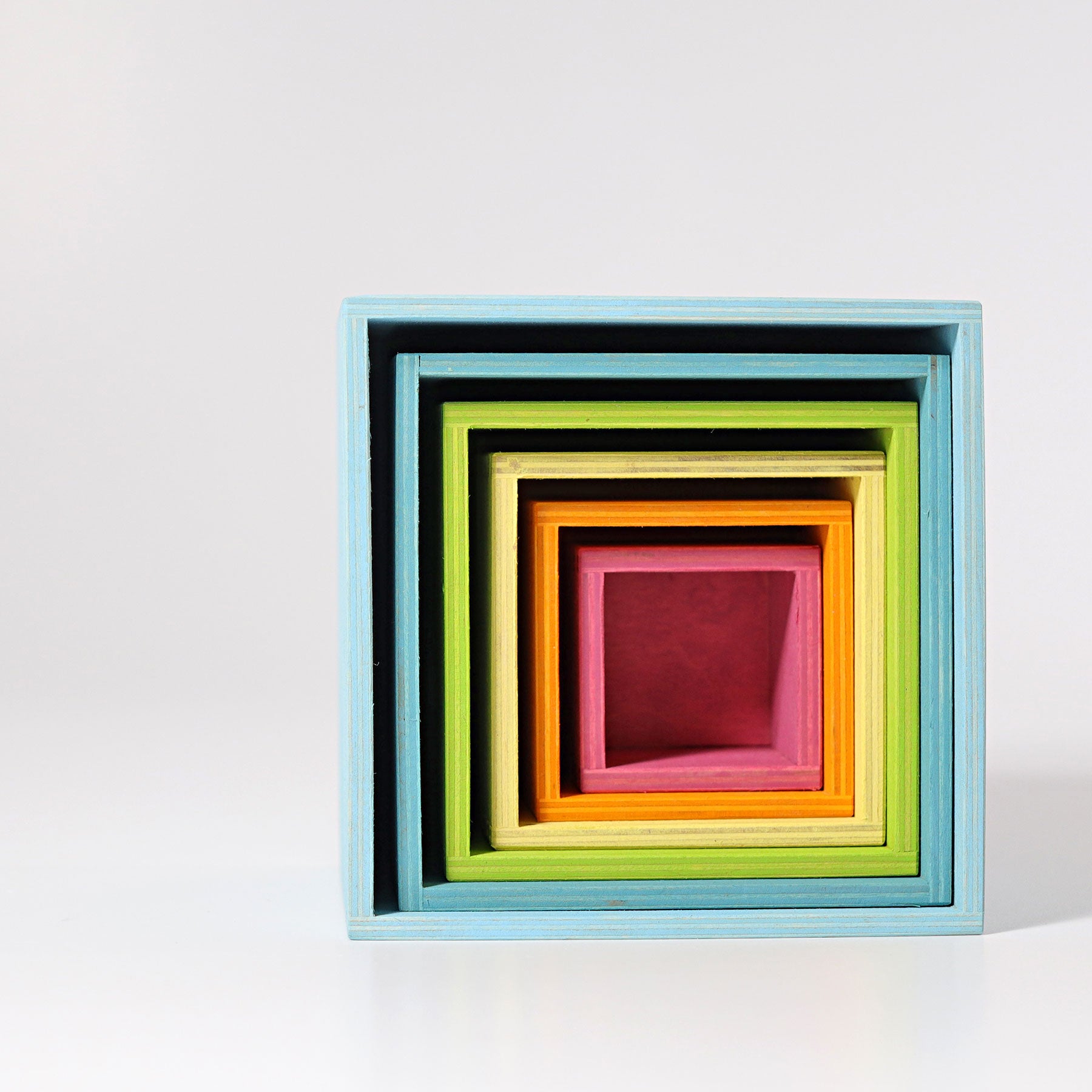 Grimm's Stacking Boxes Large Pastel