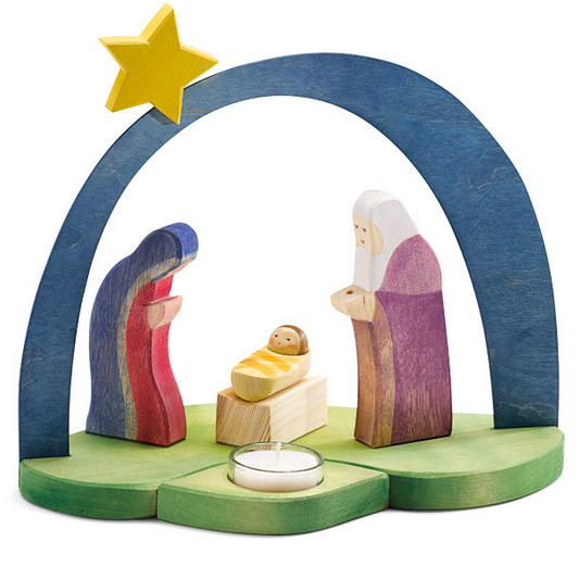 Ostheimer Nativity Candleholder