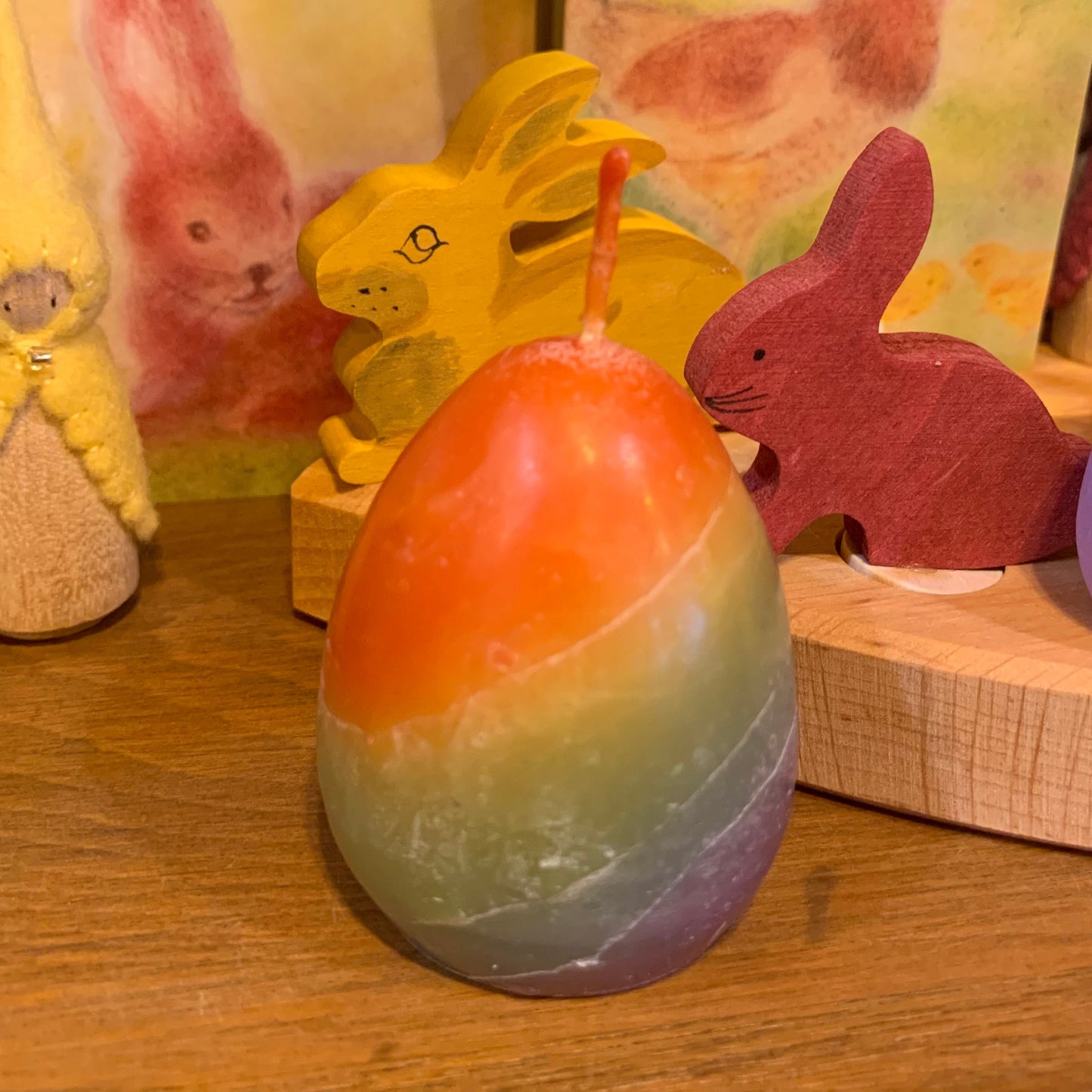 Egg Candles - Beeswax Handmade