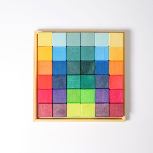 Grimm's Mosaic Rainbow, 36 pieces