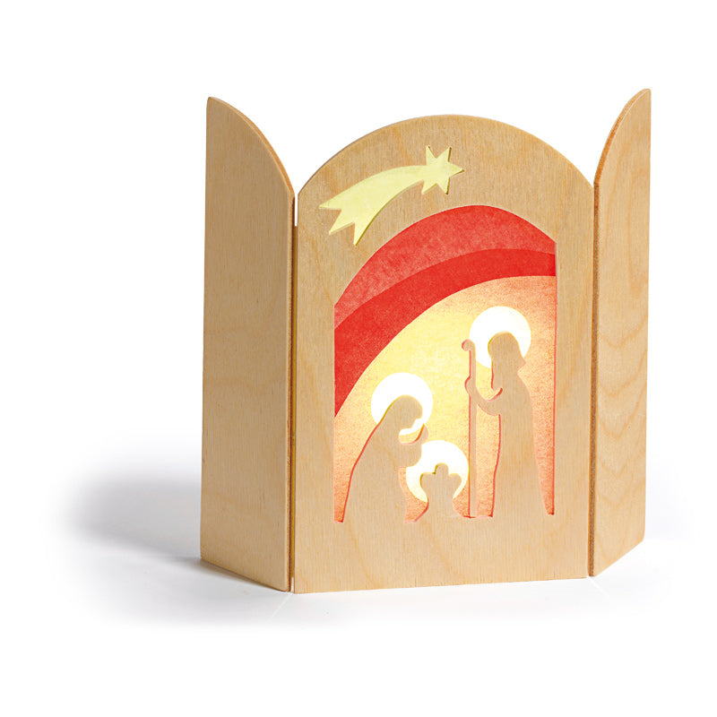 Birth of Jesus nativity screen 