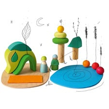 Grimm's Small World Play sets: In the Woods; By the Sea