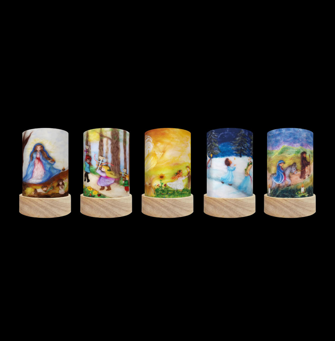 Toverlux Lantern Shades - Het Wol Feetje Waldorf Set of 5