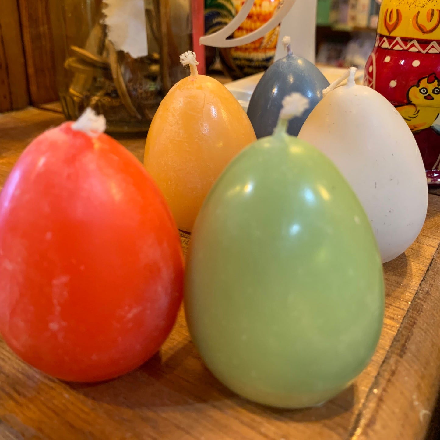Egg Candles - Beeswax Handmade