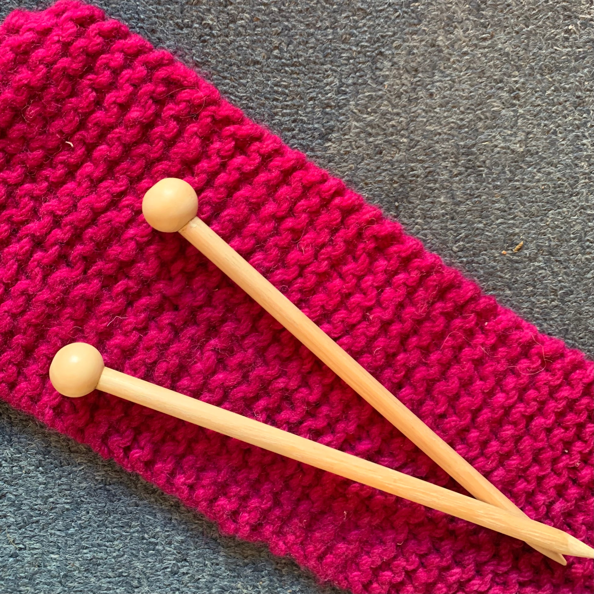8mm handmade knitting needles