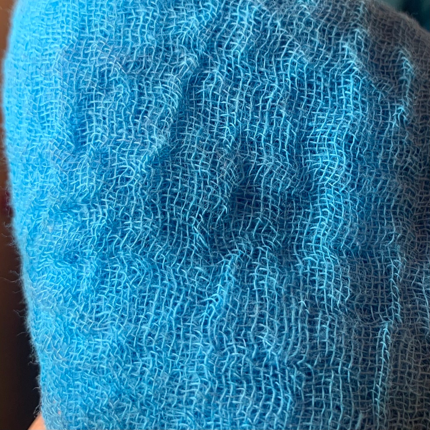 Lyrebird hand dyed cotton muslin decoration cloths