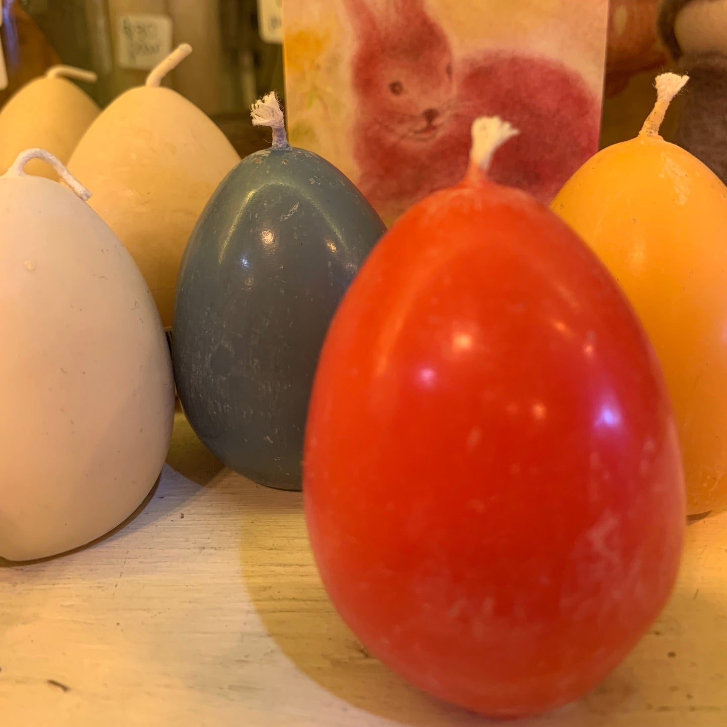 Egg Candles - Beeswax Handmade