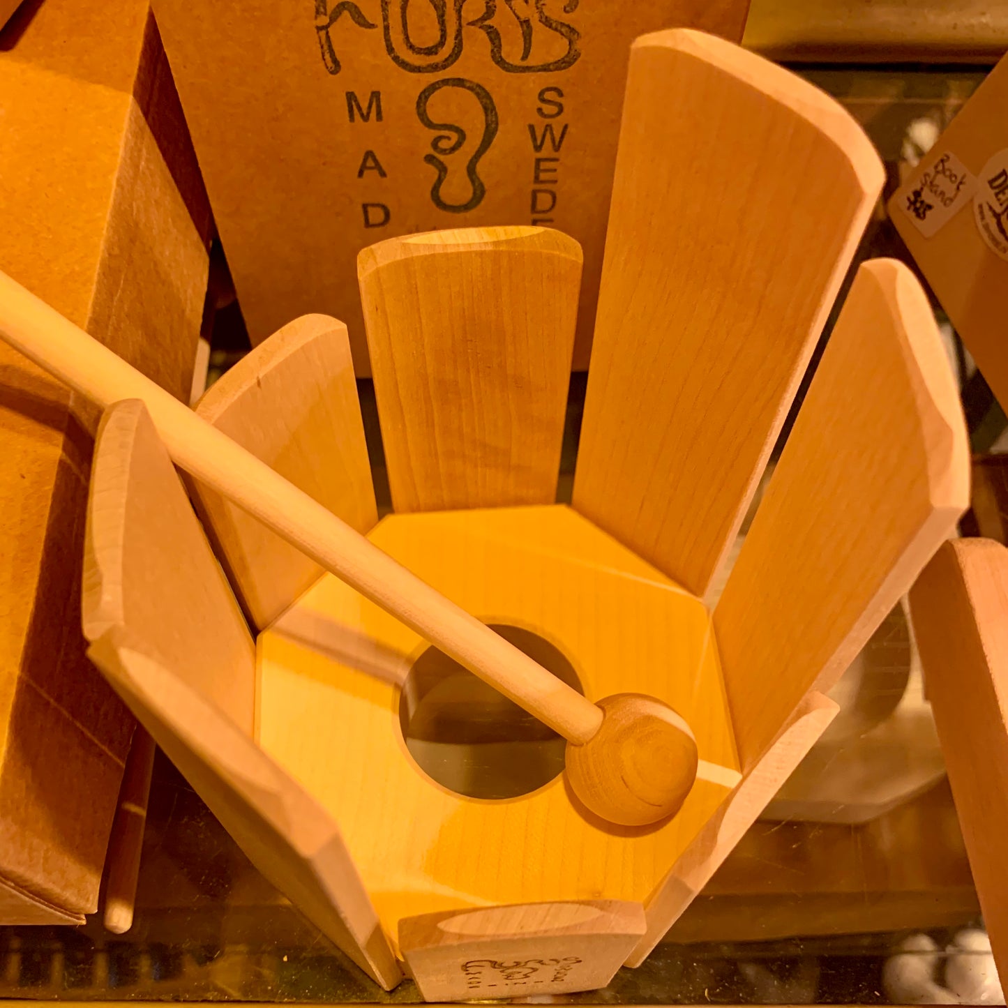 Auris stirring Xylophone with 8 wooden bars