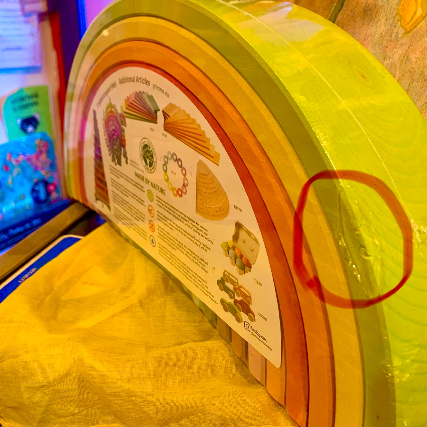 Grimm's Seconds - Pastels: Large Rainbow and semi circle set - seconds