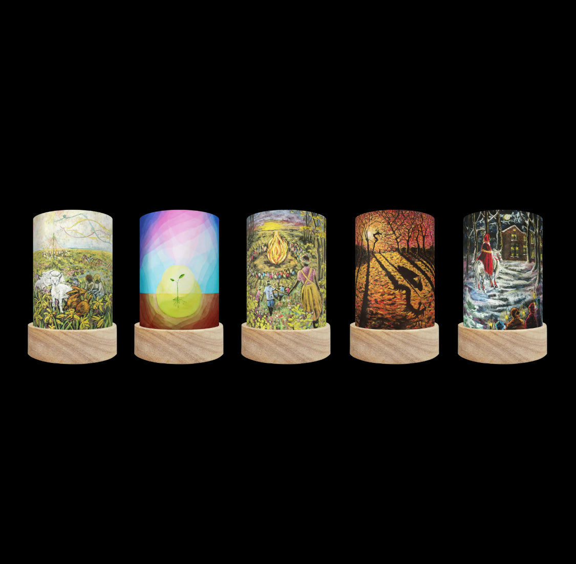 Toverlux Lantern Shades - Kapitein Kalk Set of 5