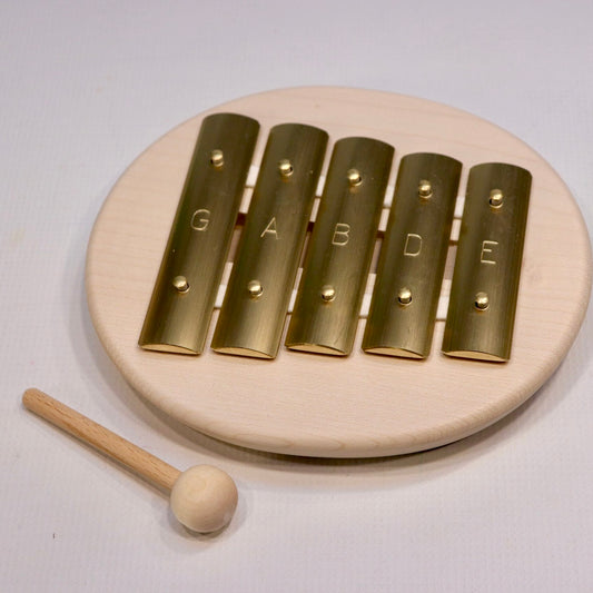Auris Junior Pentatonic Glockenspiel with 5 brass keys