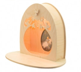 The stage is open for play in the magical setting of a gorgeous De Noest light up alter lamp 