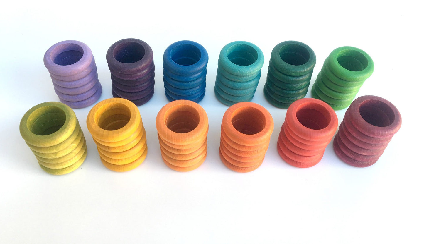 Grapat Rings 12 Colours, 72 pieces