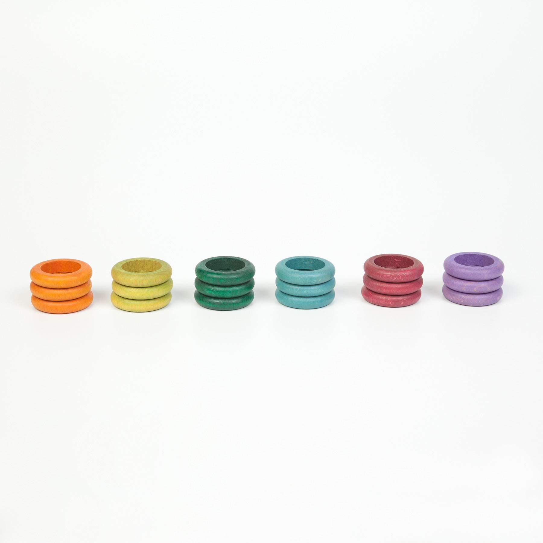 Grapat Rings 6 Colours Additional, 18 Pieces