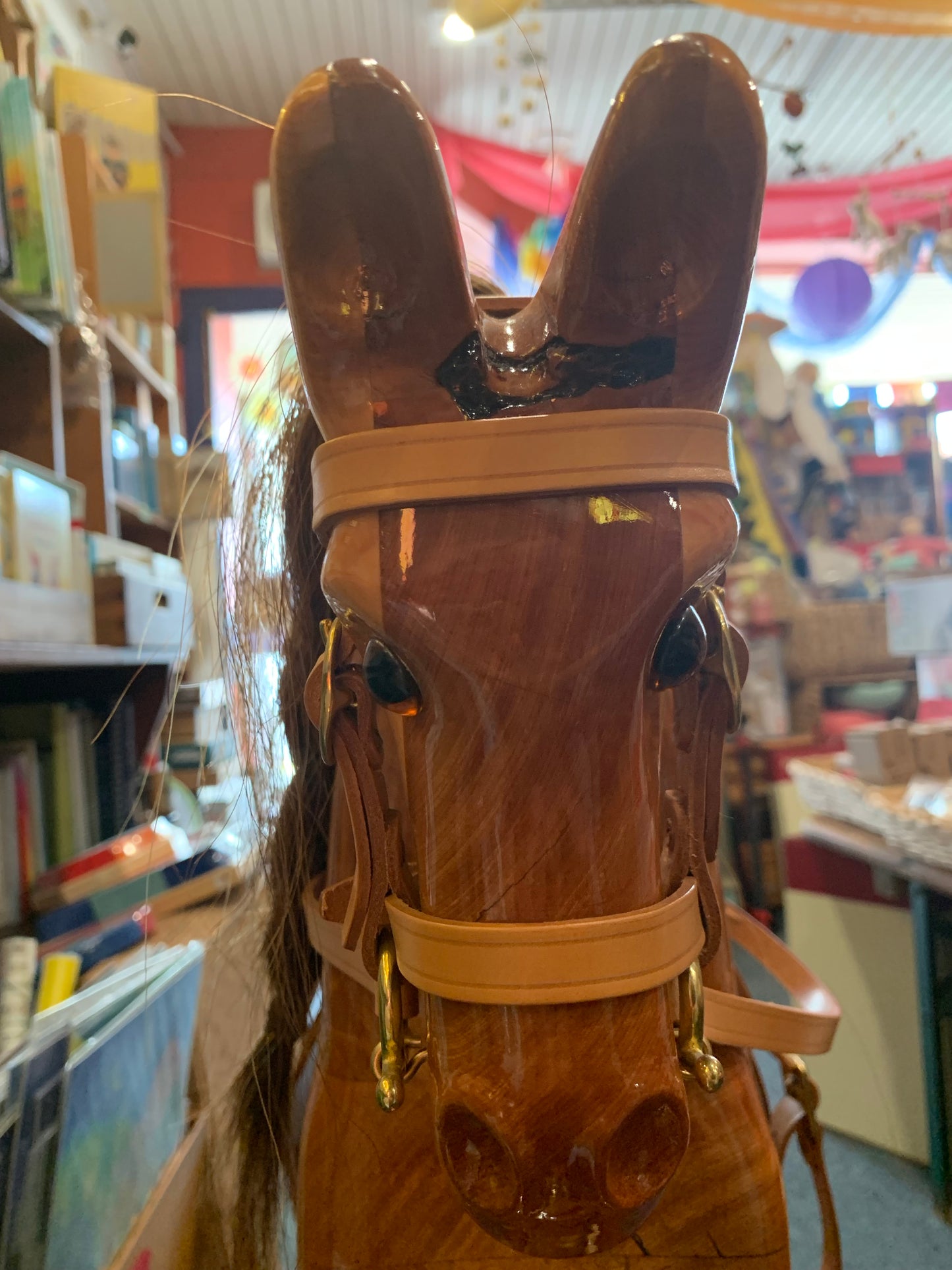 Beautifully made traditional heirloom rocking horse. Made from Tasmanian specialty tim er