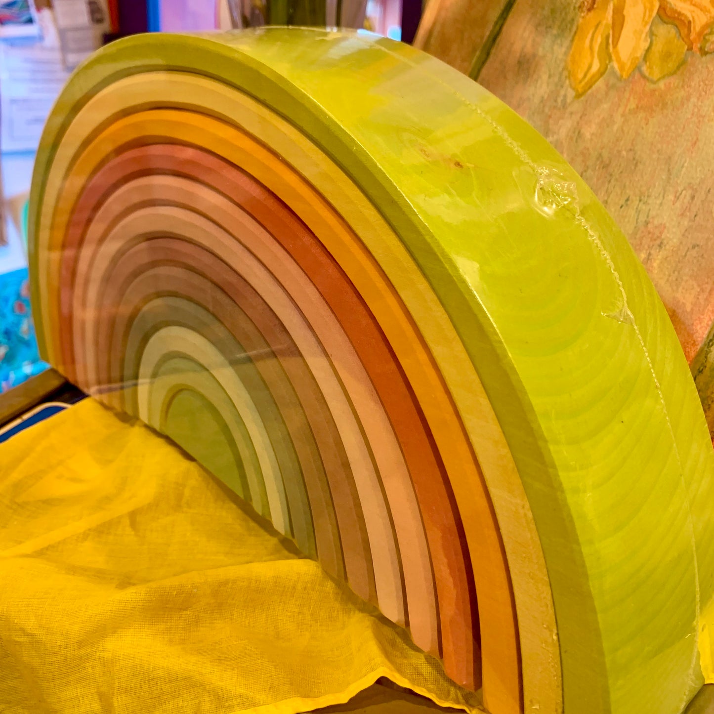 Grimm's Seconds - Pastels: Large Rainbow and semi circle set - seconds