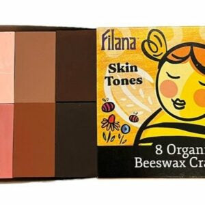 Filana Organic Beeswax Crayons, - Skin Tones