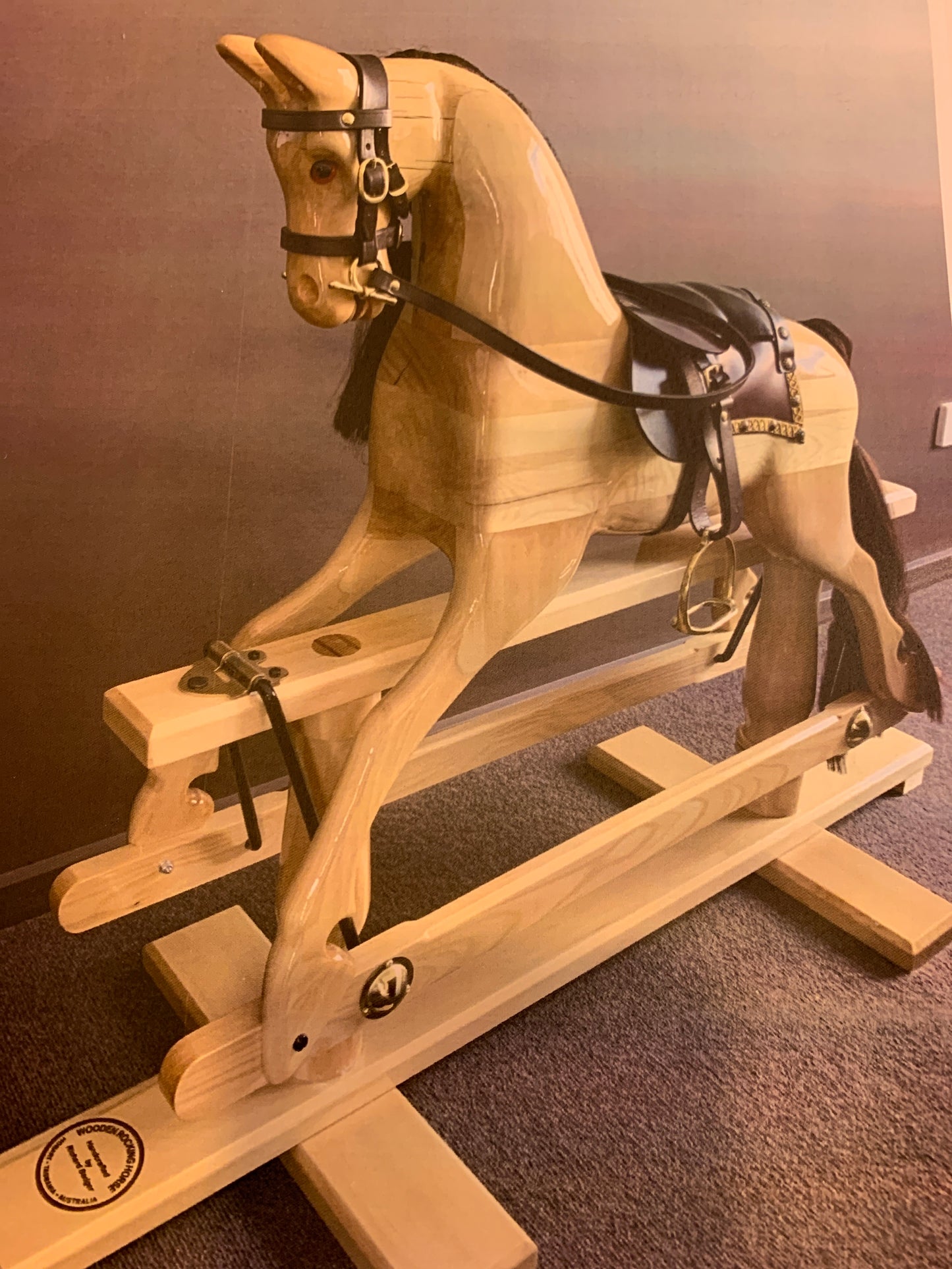 Wooden Rocking Horse