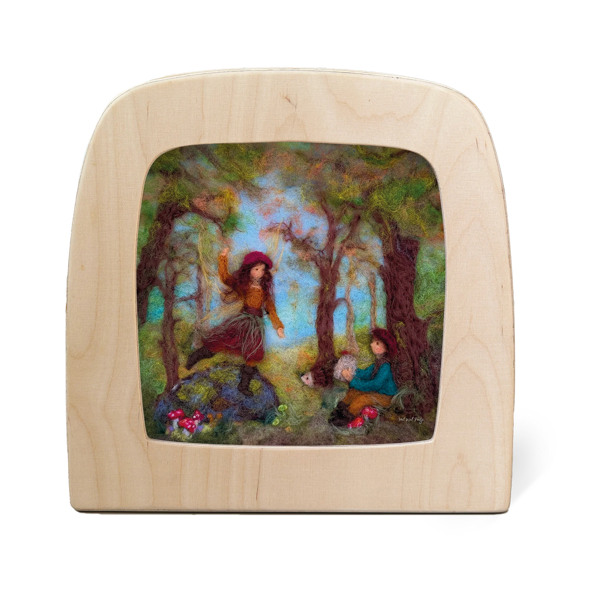 Toverlux Silhouette - Het Wol Feetje collection (wool felt art)