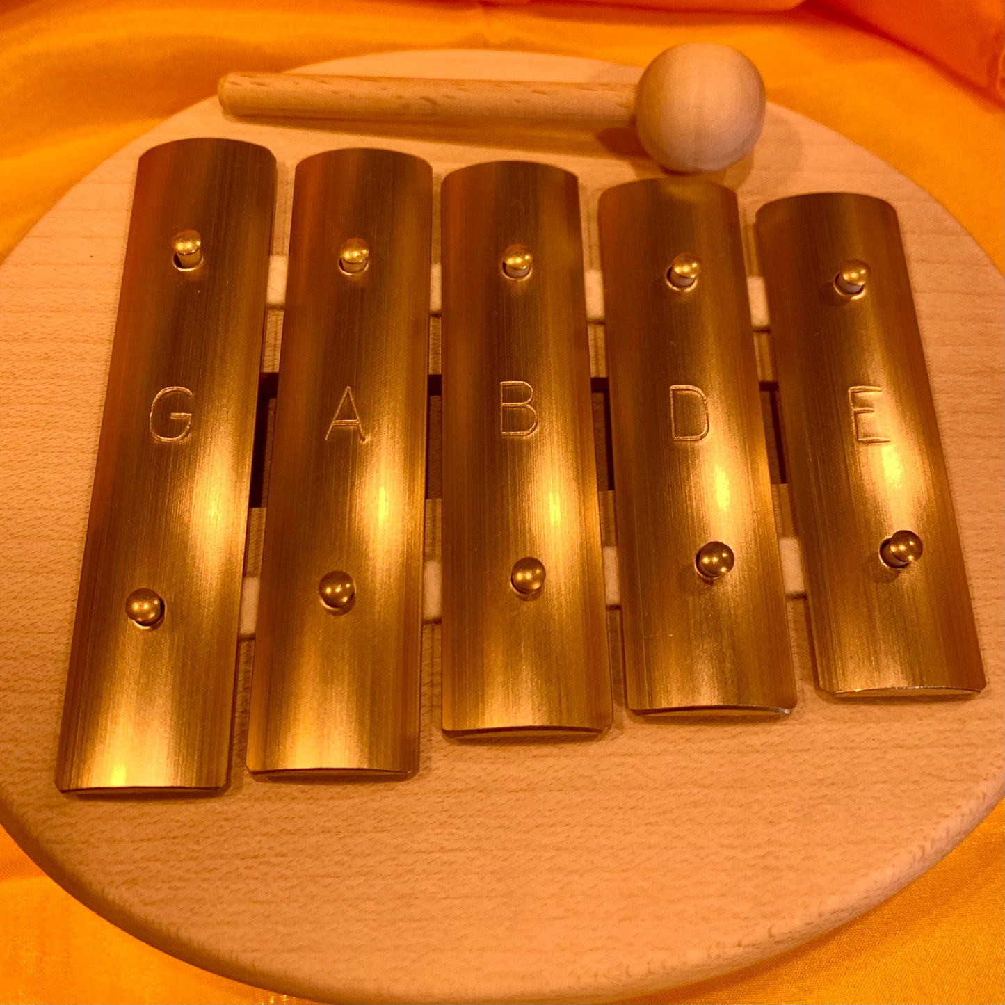 Auris Junior Pentatonic Glockenspiel with 5 brass keys